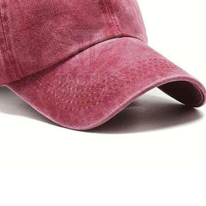 หมวกแก๊ปผ้าฝ้ายแท้ 100% บริการ OEM ออกแบบโลโก้ตามสั่ง หมวกแก๊ปลำลองสำหรับทุกเพศ ผลิตในปากีสถาน ขายดีอันดับต้นๆ - Product Image 4