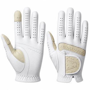 Nouveaux gants de golf en cuir Cabretta avec sangle de poignet réglable, doux, respirants, pour le sport, personnalisables en gros à bas prix - Product Image 2