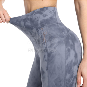 Custom Logo Yoga Gym Wear <b>Women</b> <b>Leggings</b> Butt Lifting Tie Dye Soft Workout Tights Seamless Fitness <b>Leggings</b> - Product Image 4