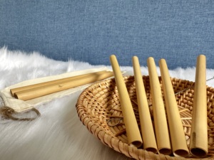 Pajita biodegradable, venta completa, pajitas de bambú ecológicas de Loto Azul, Pajita de Vietnam - Product Image 3
