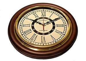 Reloj de pared náutico de latón de alta calidad, personalizado, hecho a mano, para decoración del hogar y la Oficina, en venta - Product Image 4