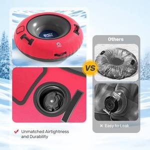 Winter Inflatable <b>Snow</b> <b>Tube</b> <b>Snow</b> Sled Foldable Portable Soft Bottom Oxford Cloth Thickened PVC Inner <b>Tube</b> Safety Eco-Friendly - Product Image 6