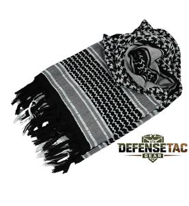 Keffiyeh táctico desierto bufanda cuello cabeza envoltura con borla para hombres mujeres explorar tierra algodón Shemagh - Product Image 3