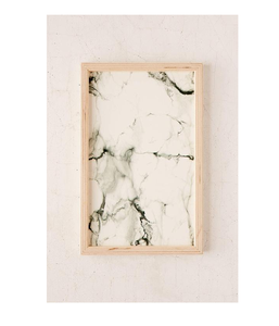 Plateau de service en bois et en marbre de conception de luxe décor à la maison accessoires de restaurant d'hôtel service de fruits à prix compétitif - Product Image 1