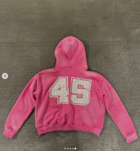 Sweat à capuche surdimensionné en coton épais délavé vintage OEM avec intérieur doublé pour hommes - Product Image 2