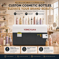 Impresora UV Cilíndrica para Botellas y Tubos de Cosméticos 360 °   Impresión Rotativa de Cobertura Total