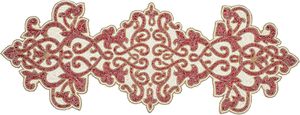 Handmade Cloth Decorative Wedding <b>Table</b> <b>Runner</b> with Leaves Design Christmas Dining <b>Table</b> Beaded placemat for Home Use - Product Image 5