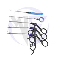 Kit d'entraînement arthroscopique du genou en acier inoxydable : Poussoir de nœuds, Pince à fil, Coupe-suture, Sonde – Éducation médicale et compétences chirurgicales