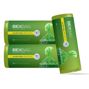 BEXBAG Bolsas de Basura Mini de Polietileno con Cordón de 3 Galones, 16x18 Pulgadas, 0.7 Mil y Forros para Baño - Product Image 5