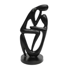 Figurines de couple en métal de qualité assurée, sculptures qui font de magnifiques cadeaux pour un anniversaire, un mariage ou une demande en mariage - Product Image 1