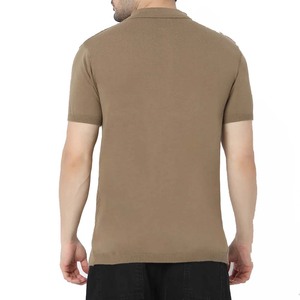 2025 camiseta Polo personalizada de alta calidad para hombre, marca personalizada, venta al por mayor, camisetas Polo ajustadas 100% de algodón para hombre - Product Image 3