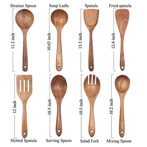 Ensemble d'ustensiles de cuisine en bois d'acacia pour la cuisine ustensiles de cuisine en bois d'acacia de haute qualité de l'usine du Vietnam - Product Image 2