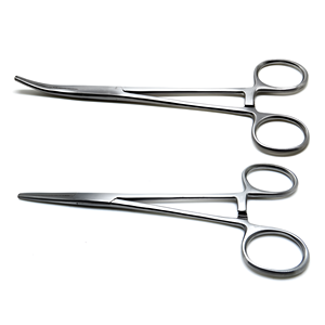 Pince hémostatique CRILE en acier inoxydable de 6 pouces Outils chirurgicaux de verrouillage manuels droits et incurvés avec mâchoires dentelées - Product Image 6