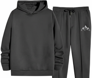 Chándal Deportivo con Capucha para Hombre, Invierno, Color Sólido |   Bordado Personalizado |   100% Algodón |   Transpirable |   Antibacteriano |   Forro de lana | - Product Image 3