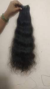 Cutícula alaigned indio cabello crudo tejido 100% libre de desprendimiento Temple cabello humano tejido de la India. Cabellos crudos - Product Image 2