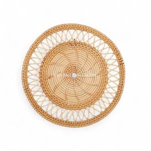Artisan Crafted <b>Rattan</b> <b>Placemat</b> Made From Natural <b>Rattan</b> For Dining Table Use In Home Restaurant And Cafe - Product Image 2