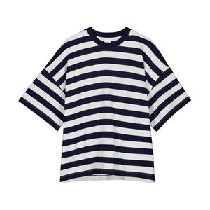 เสื้อยืดไหล่ตกไซส์ใหญ่พิเศษสำหรับผู้หญิงเสื้อผ้าคอตตอนทรงหลวมแห้งเร็วกันรอยยับสั่งพิมพ์โลโก้ได้ตาม100% - Product Image 6