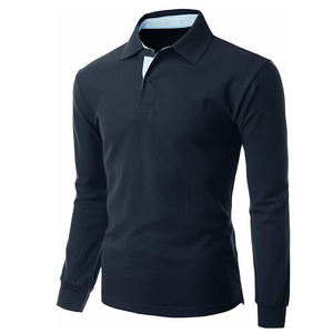 Camisas de golf personalizadas, camisetas de algodón de tela de Piqué, polos bordados de secado rápido, polos sólidos para hombres - Product Image 5