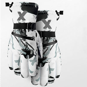 Gants de ski en gros ODM et OEM 2026, cuir et polyester de haute qualité, chauffants, chauds pour l'hiver, gants chauffants pour le snowboard - Product Image 4