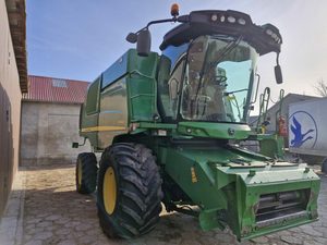 Moissonneuse-batteuse à engrenages verts, largeur de travail 300 mm, capacité 2500 kg, pour céréales et blé, machine multifonctionnelle facile à utiliser - Product Image 1