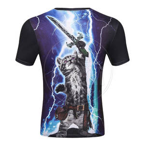 Nuevo diseño Casual Wear Hombres Sublimación Camisetas Ropa de verano Venta al por mayor Sublimación Camisetas - Product Image 2