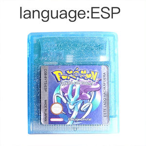 Pokemoned série espagnol ESP cartouche uniquement jeux vidéo <span class=keywords><strong>rouge</strong></span> <span class=keywords><strong>bleu</strong></span> vert or ruban cristal <span class=keywords><strong>jaune</strong></span> pour Gbc - Product Image 4