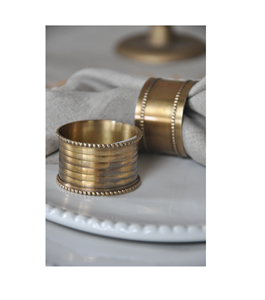 Vaisselle décorative de qualité standard Vaisselle de table en laiton Ronds de serviette Produit de conception le plus exigeant - Product Image 2