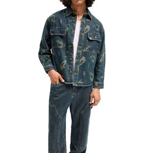 Chaqueta Vaquera de Invierno para Hombre, Talla Grande, Estilo Urbano, Diseño de Parches Ecológico Hecho a Medida, Alta Calidad 2026 - Product Image 4