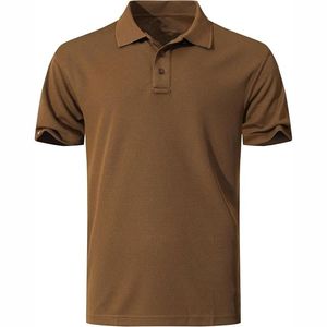 Chemises décontractées pour hommes en polyester/coton, personnalisées, été, douces, respirantes, imprimées, tricotées, brodées - Product Image 1
