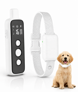 Collar de Adiestramiento Eléctrico Recargable Inteligente para Perros con Control Remoto y Modos de Vibración y Choque Ajustables - Product Image 1