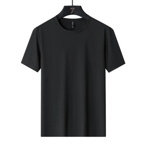 ชุดกีฬาฤดูร้อนของผู้ชายและผู้หญิงแห้งเร็วระบายอากาศสีพื้นแขนสั้นยิมฟิตเนสสำหรับวิ่งลำลอง - Product Image 5