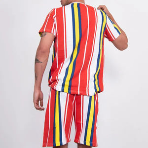 Camisetas y pantalones cortos de manga corta con estampado transpirables térmico de talla grande para hombre de verano 2024 para correr ¡Gran oferta! - Product Image 6