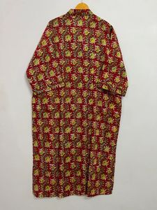 Kimono à imprimé floral à manches longues pour femmes Robe de mariage au sol vêtements de nuit taille naturelle pour la plage couvrant le Bikini - Product Image 5