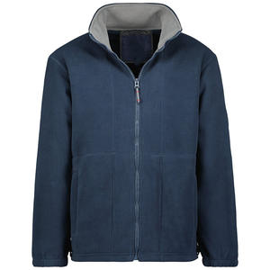 Veste polaire hybride de haute qualité à col montant et fermeture éclair pour hommes, veste d'extérieur chaude et respirante avec logo personnalisé - Product Image 5