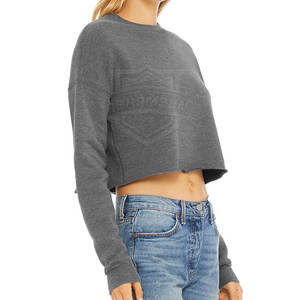 เสื้อครอปสตรีน้ำหนักเบาโอเวอร์ไซส์คุณภาพพรีเมี่ยมขายดี - Product Image 4