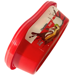 DÖK350: 12 oz Premium IML Chocolate Packaging Container with Secure <b>Lid</b> for Chocolate Cream, Candy and Confectionery Products - Product Image 4