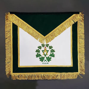 A.M.D Past Sovereign Grand Masters Delantal Bordado a mano Alta calidad Hecho a medida 2025 Delantales de diseño masónico personalizados - Product Image 1