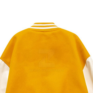 Veste d'hiver légère de conception OEM, 100% coton, col montant, logo frontal, lettreman, fabrication au Pakistan, haute qualité - Product Image 4