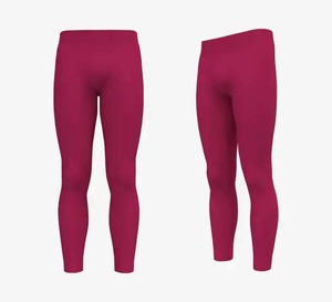 Tendance chaude taille haute femmes Fitness Yoga Leggings personnalisé taille moyenne collants de gymnastique motif solide sans couture Leggings d'entraînement chauds - Product Image 4