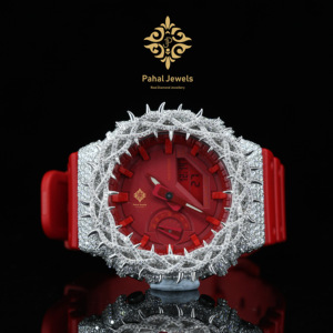 Montre de luxe pour homme 40 mm mécanique avec diamants en moissanite VVS glacés, boîtier en saphir de haute qualité, bracelet en acier inoxydable, style hip-hop - Product Image 1