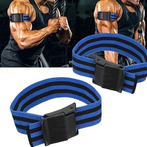 Sangles de restriction <span class=keywords><strong>du</strong></span> flux sanguin Geo Brother Co pour la musculation et l'entraînement en salle de sport - Matériau en latex, résistance moyenne, durables et antidérapantes pour l'exercice - Product Image 2