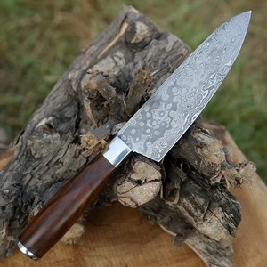 Venta al por mayor personalizado profesional hecho a mano de acero damasco cuchillo de Chef con mango de madera a granel cantidad cuchillo de cocina en venta - Product Image 4