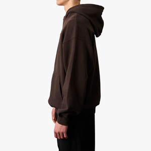 New Fashion Men Hooded Sweatshirt Custom Printed <b>Thick</b> <b>Fleece</b> Pullover Relaxed Fit Durable Athletic Gym Wear - Product Image 3