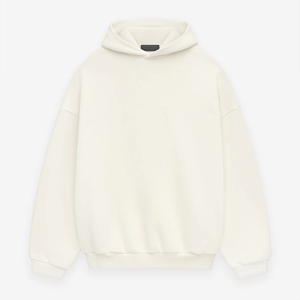 Sweat à capuche uni surdimensionné personnalisé OEM pour femmes Pull vierge à épaules tombantes d'hiver Streetwear en éponge Crystal 100% - Product Image 5