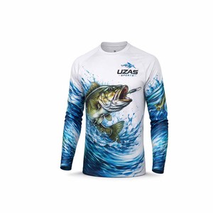 Camisas de Pesca de Manga Larga para Hombre, Personalizadas, de Algodón, Secado Rápido, Transpirables, Protección UPF 50, Antibacterianas, para Actividades al Aire Libre, con Estampado de Frutas - Product Image 6