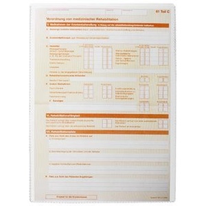 Durable DIN A5 Polypropylene Transparent ID Card Holder <b>File</b> Folder - Product Image 1