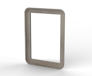 This Rustic Handcrafted <b>Wooden</b> Wall <b>Mirror</b> Expertly Crafted by Skilled Artisans <b>Mirror</b> - Product Image 1
