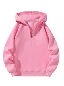 Sudadera con capucha de invierno para hombre personalizada de alta calidad 100% algodón MOQ bajo y cremallera de cuarto para uso al aire libre sudaderas con capucha para hombre - Product Image 3