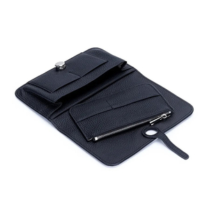 Moda señoras cremallera larga teléfono celular embrague monedero Casual carteras mujer cuero tarjeta cartera para mujer - Product Image 2