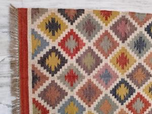 Wool Jute Geometric <b>Carpet</b> Pattern Rug multi color Accent Outdoor Indoor Living Dinning Room Best Quality Designer Collection - Product Image 3